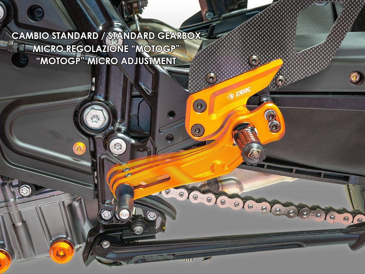 PRKTM01 - KTM 990 DUKE ADJUSTABLE PILOT REARSETS KIT