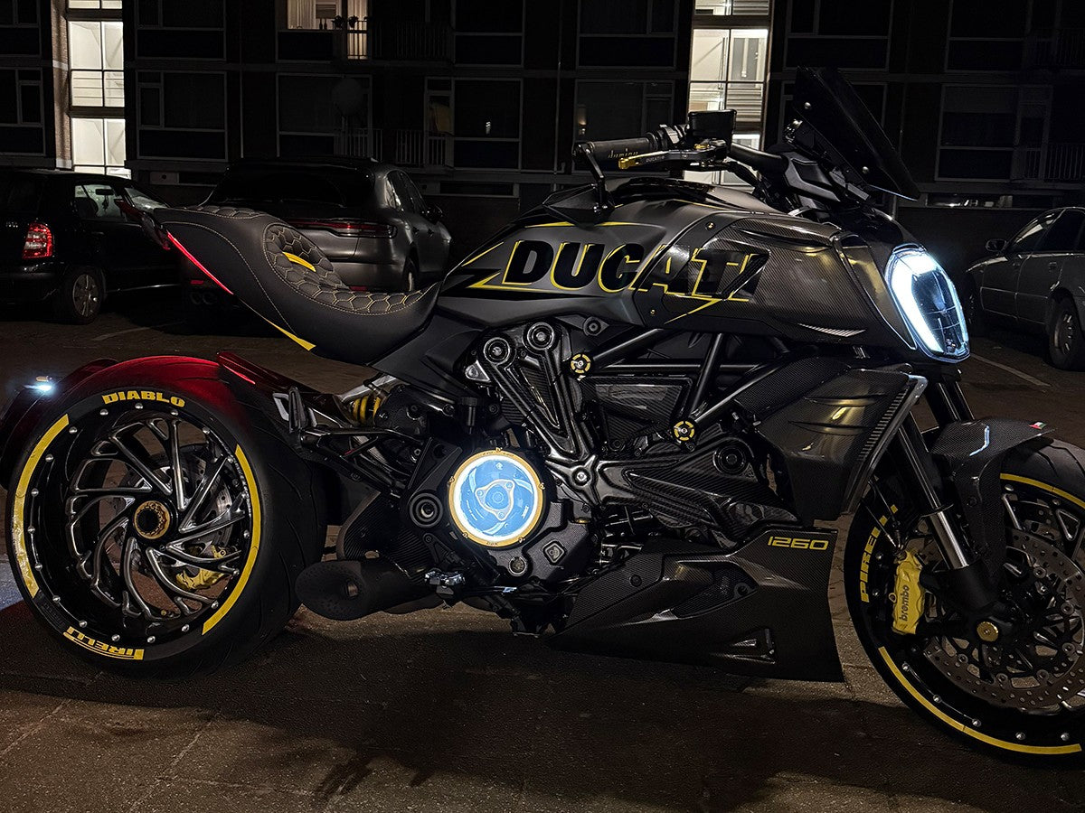 DBK EVO LED Transformation Kit For Clear Clutch Cover