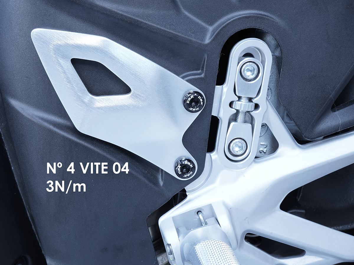 KVT103 Panigale V4 MY 2025 Heel Guards Screws Kit