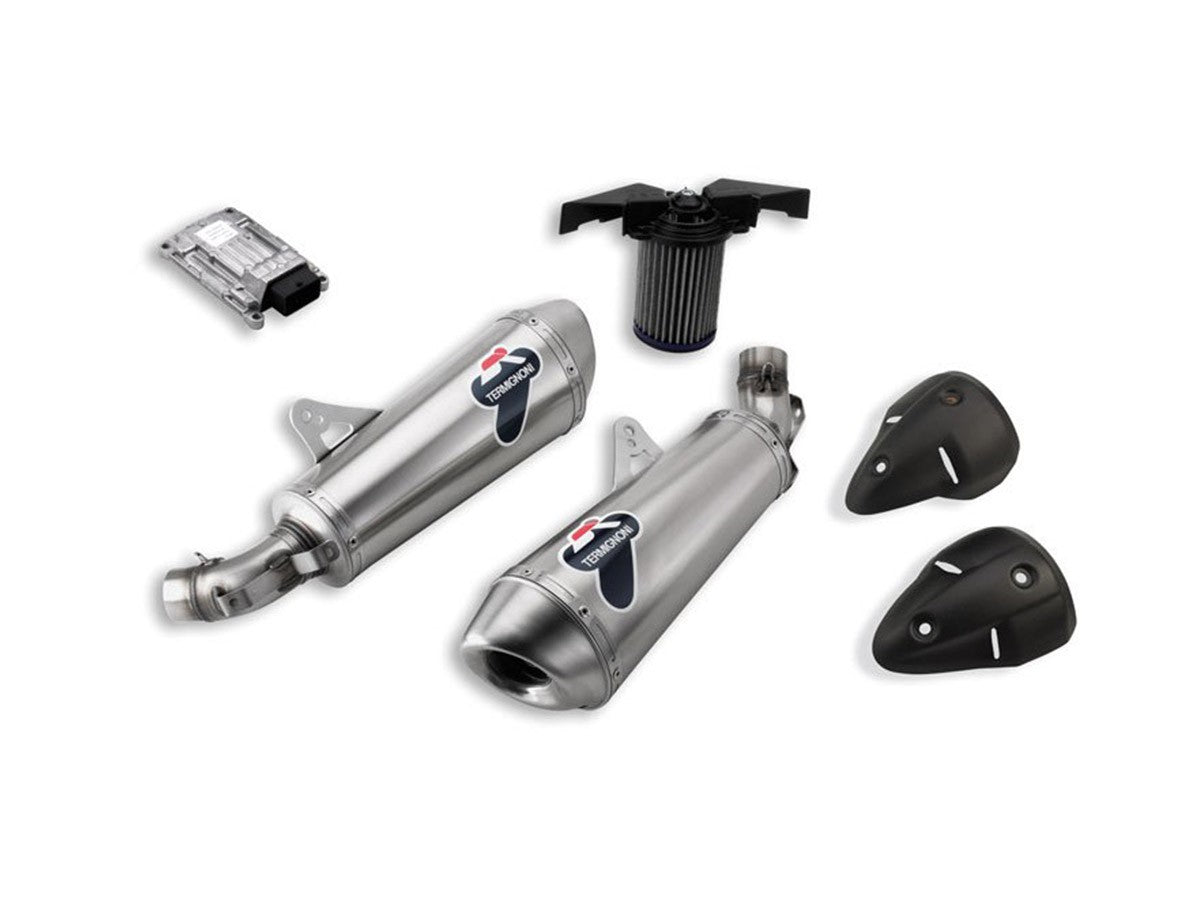 013TO Pair Of Approved Silencers Termignoni Titanium Ducati Monster