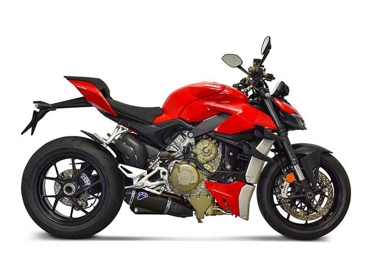 D19909440INA Termignoni Black Titanium Silencers Ducati Streetfighter V4