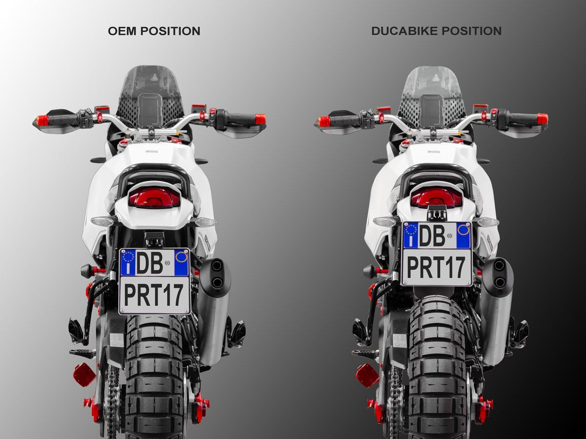 PRT17 DesertX Adjustable License Plate Holder