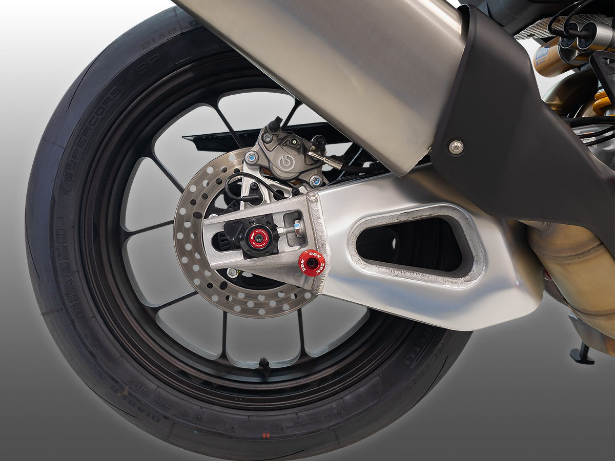 CNC Rear Swingarm Protection Kit Aprilia RSV4