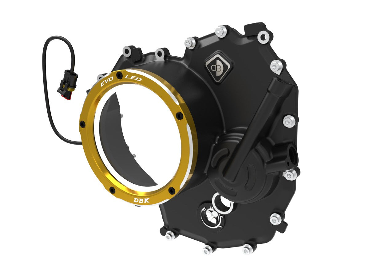 Ccdvl18 Ducati V2 Clear Clutch Cover Evo LED