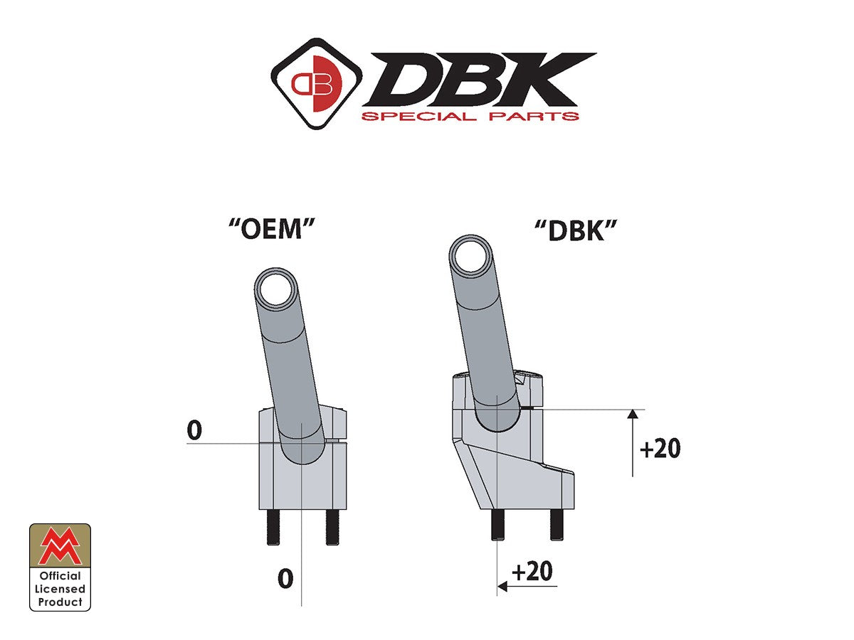 BRM04 Handlebar Riser Kit Moto Morini Seiemmezzo