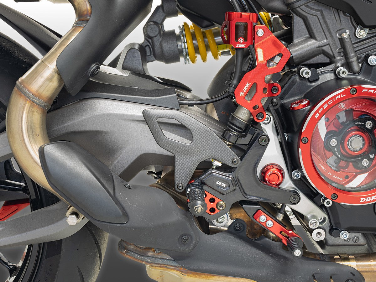 Heel Guards Matt Carbon Ducati Panigale Streetfighter V2 2025