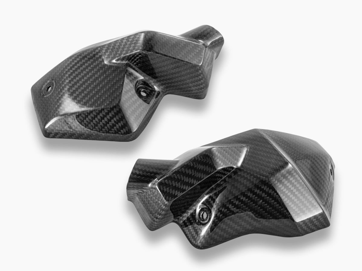 CRB183L - BMW R1300GS GLOSSY CARBON SPARK PLUG COVERS