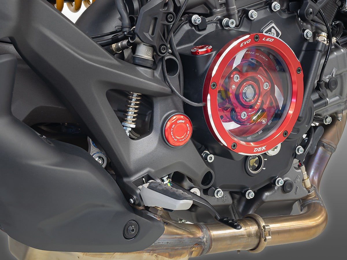 CNC Footrest Cap Kit Ducati Monster V2
