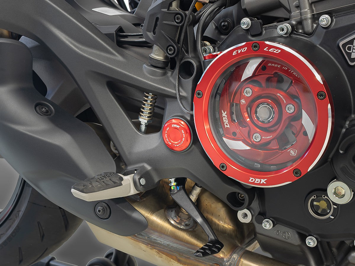 CNC Footrest Cap Kit Ducati Monster V2
