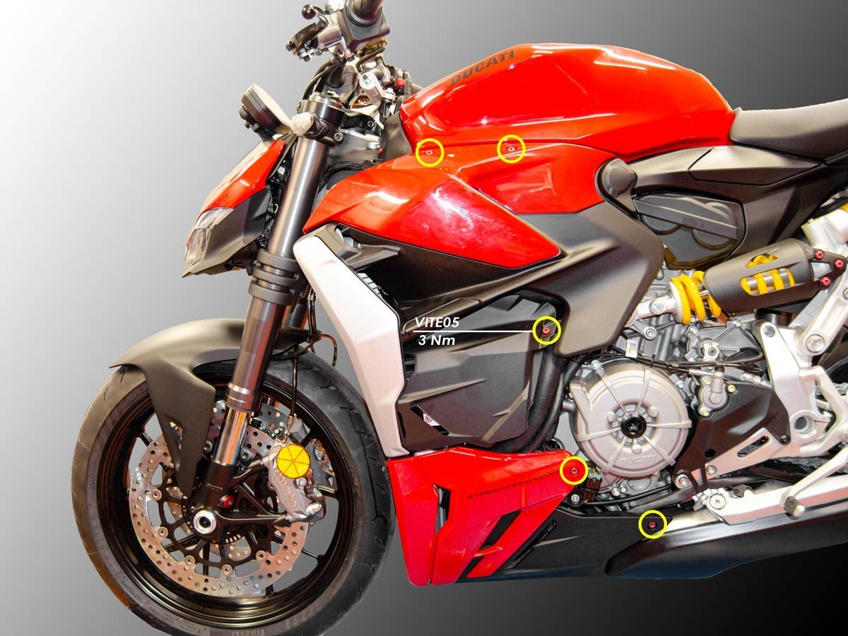 KVT23 SFV2 Side Fairing Screws Kit