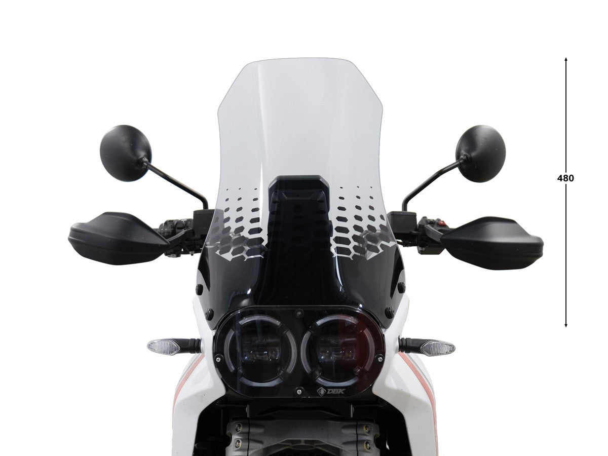 Cup25 DesertX Increased Windscreen Comfort