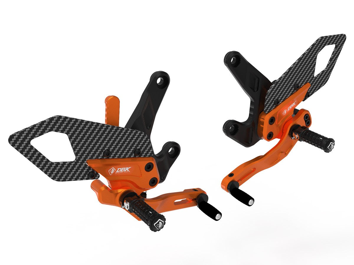 PRKTM01 KTM 990 Duke Adjustable Pilot Rearsets Kit