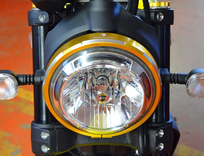 CFSCRA01 Scrambler Billet Aluminium Headlight Trim
