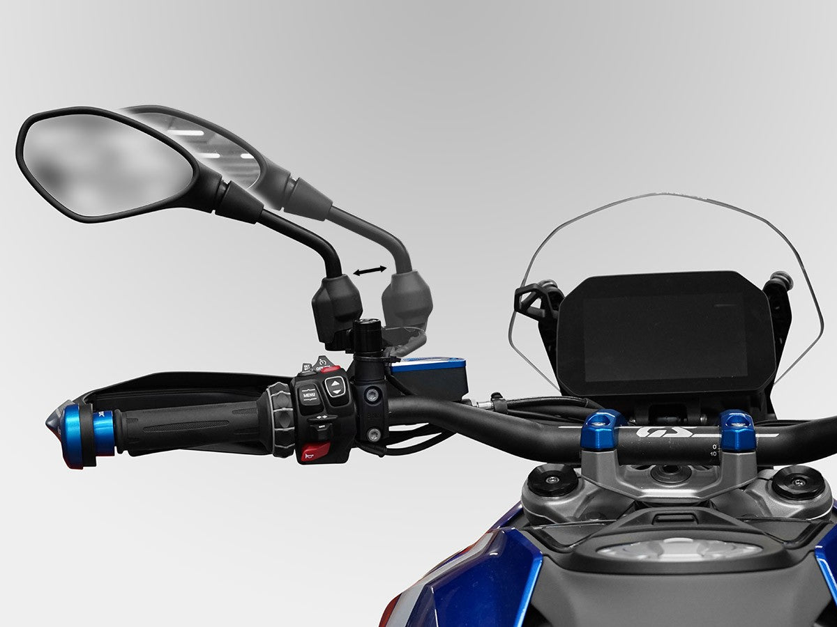 ASPE01D BMW R1300GS Rear View Mirror Enlarge Kit