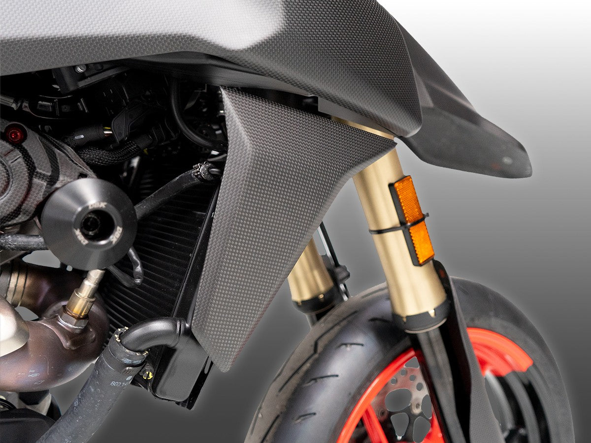 Ducati Hypermotard 698 Mono Matt Carbon Radiator Covers