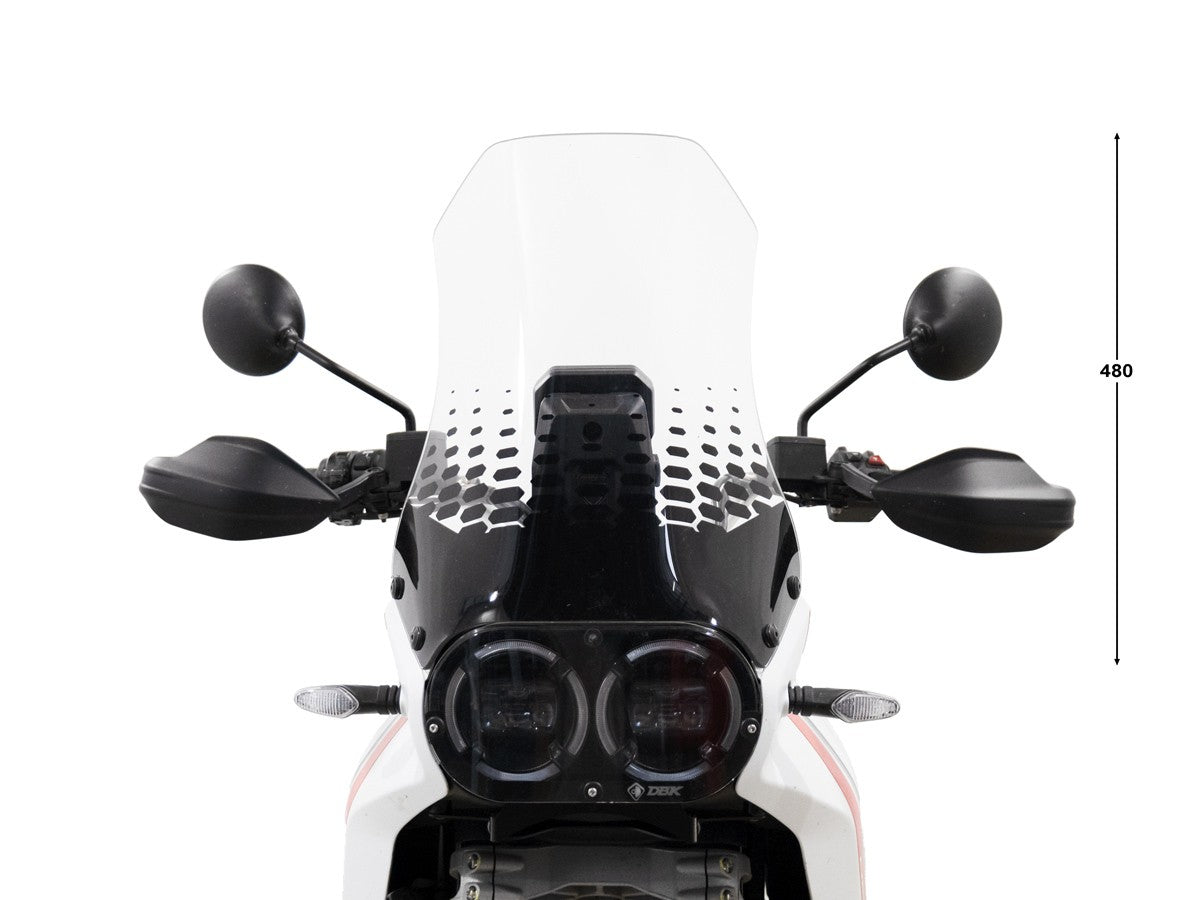 Cup25 DesertX Increased Windscreen Comfort