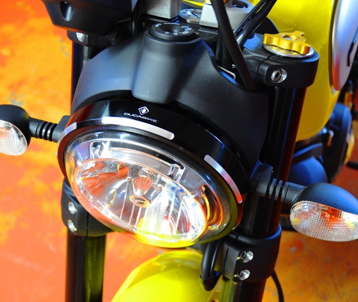 CFSCRA01 Scrambler Billet Aluminium Headlight Trim