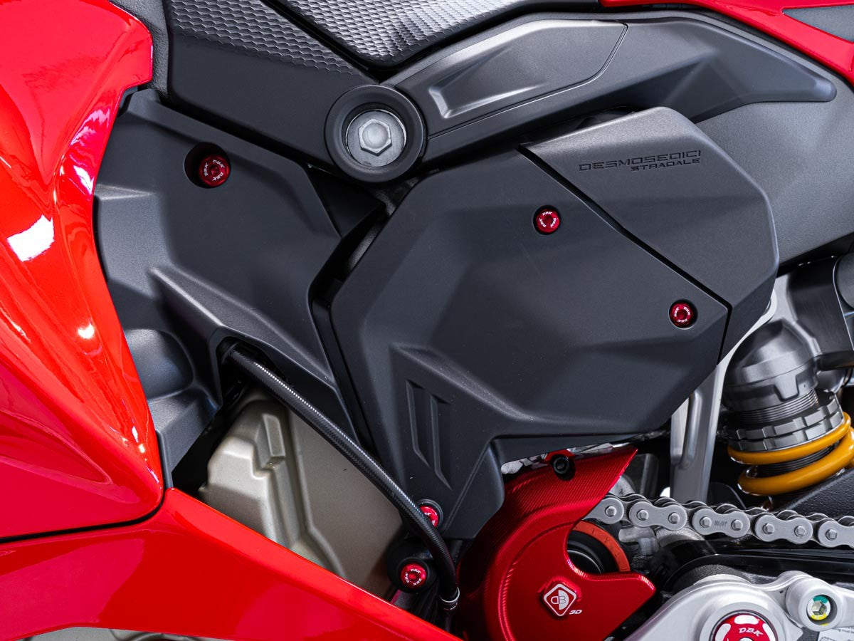 KVT99 Panigale V4 MY 2025 Low Left Side Tank Panel Screws Kit