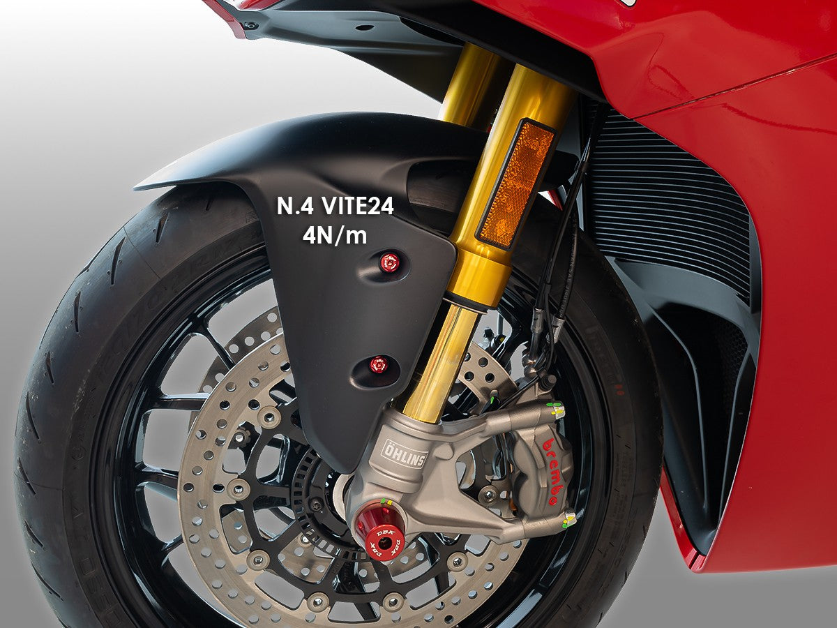Ducati Panigale/Streetfighter V2 2025 Front Fender Screws Kit