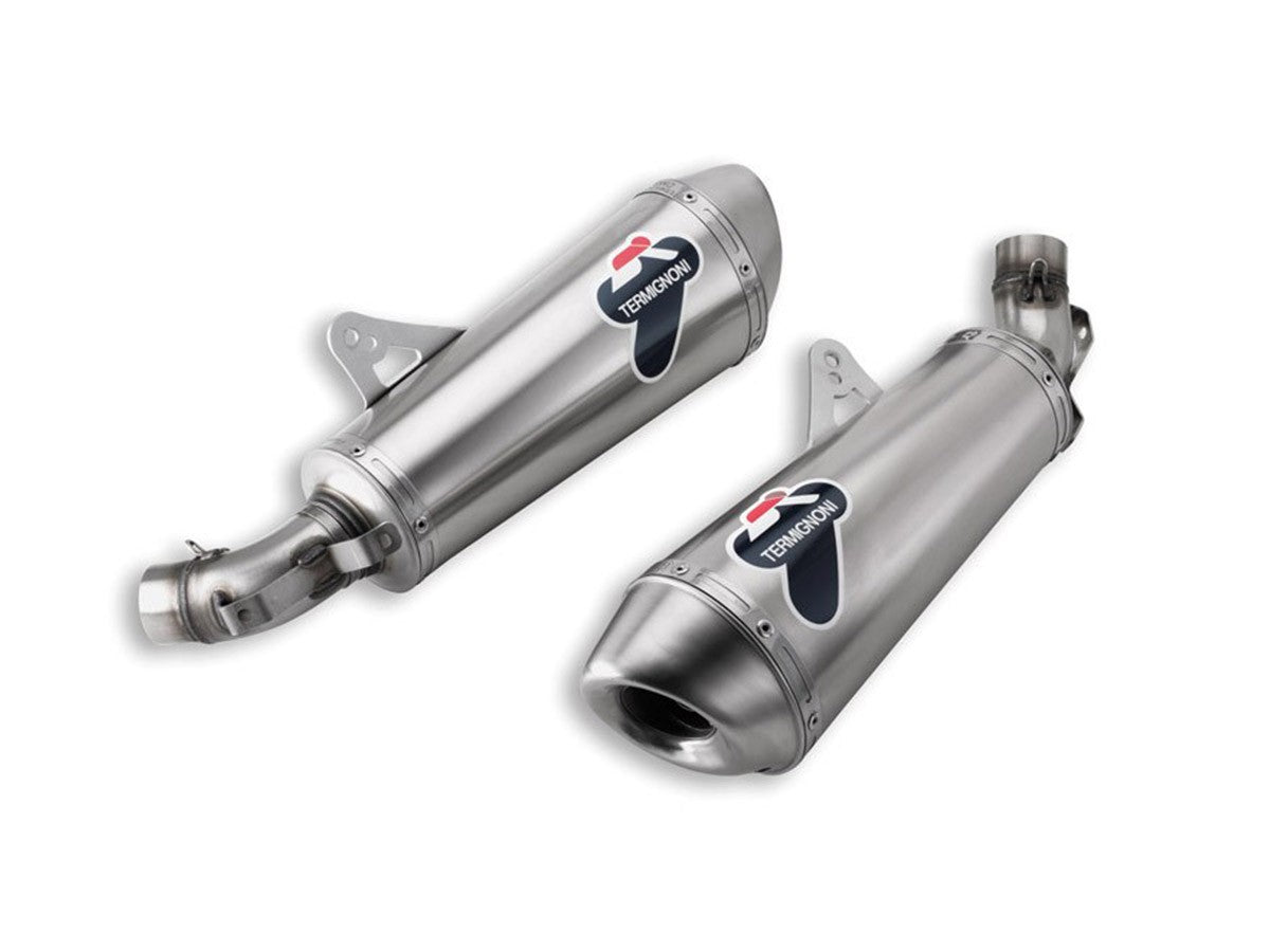 013TO Pair Of Approved Silencers Termignoni Titanium Ducati Monster