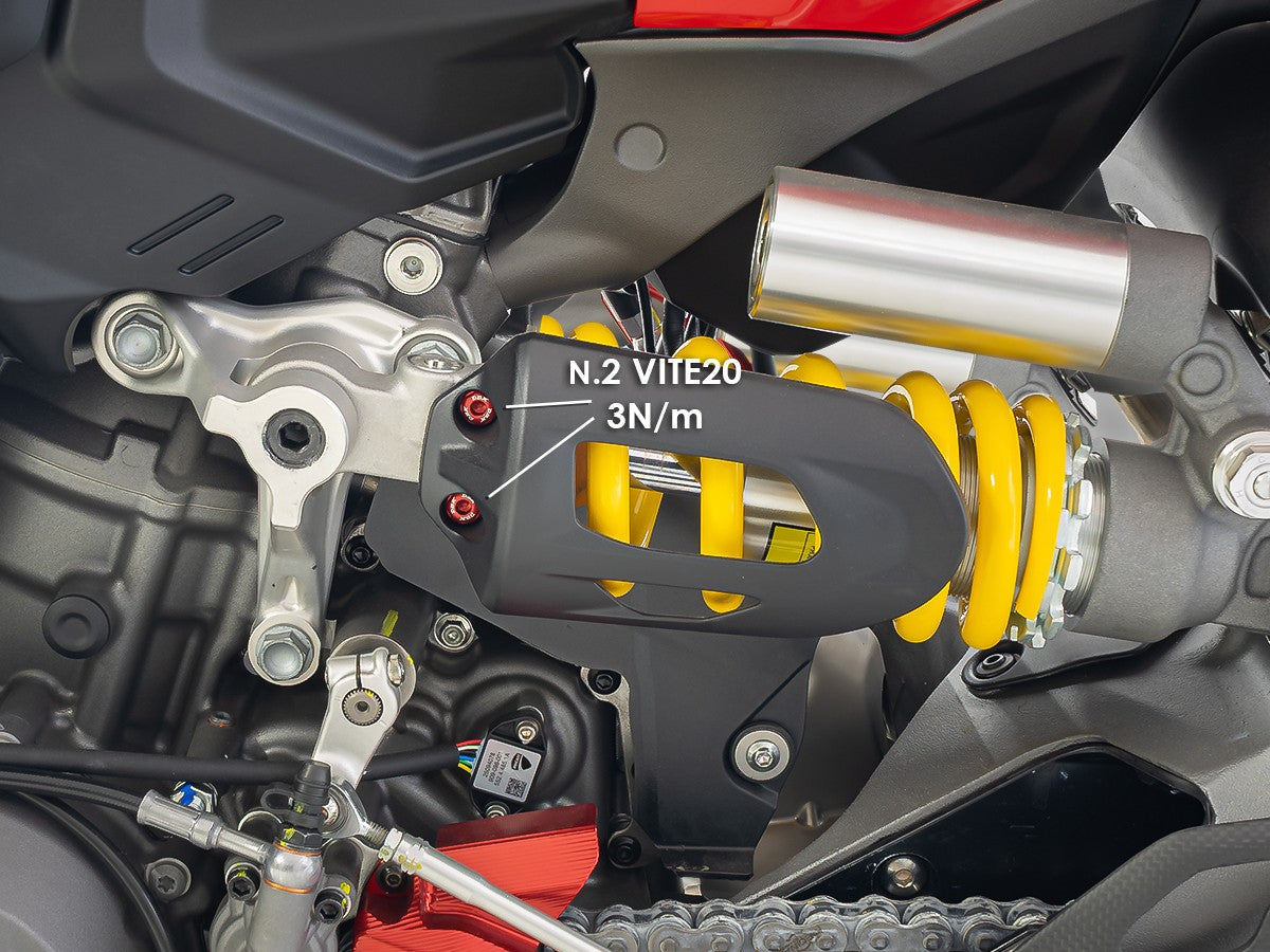 Ducati Streetfighter/Panigale V2 2025 Shock Cover Screw Kit