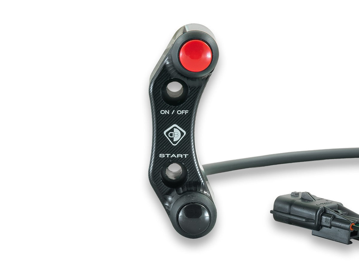 KTM Duke 990 Brake Pump Clamp With Integrated Push Button Panel