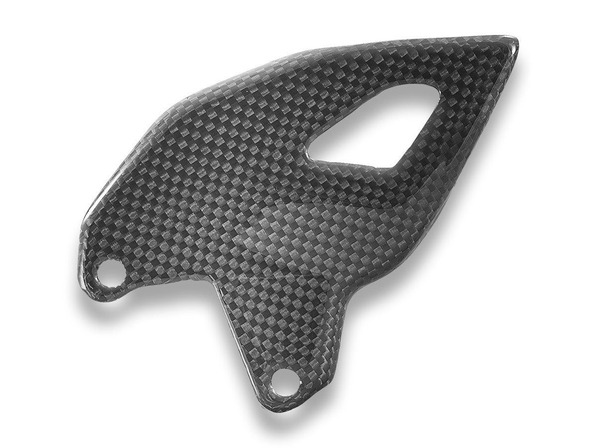 Ducati Panigale V4 2025 Glossy Carbon Heel Guards Kit