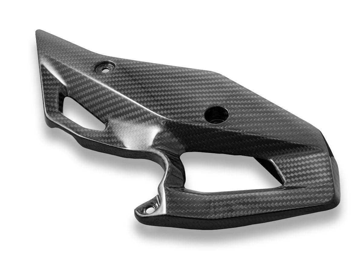 BMW R1300GS Glossy Carbon Heel Guards