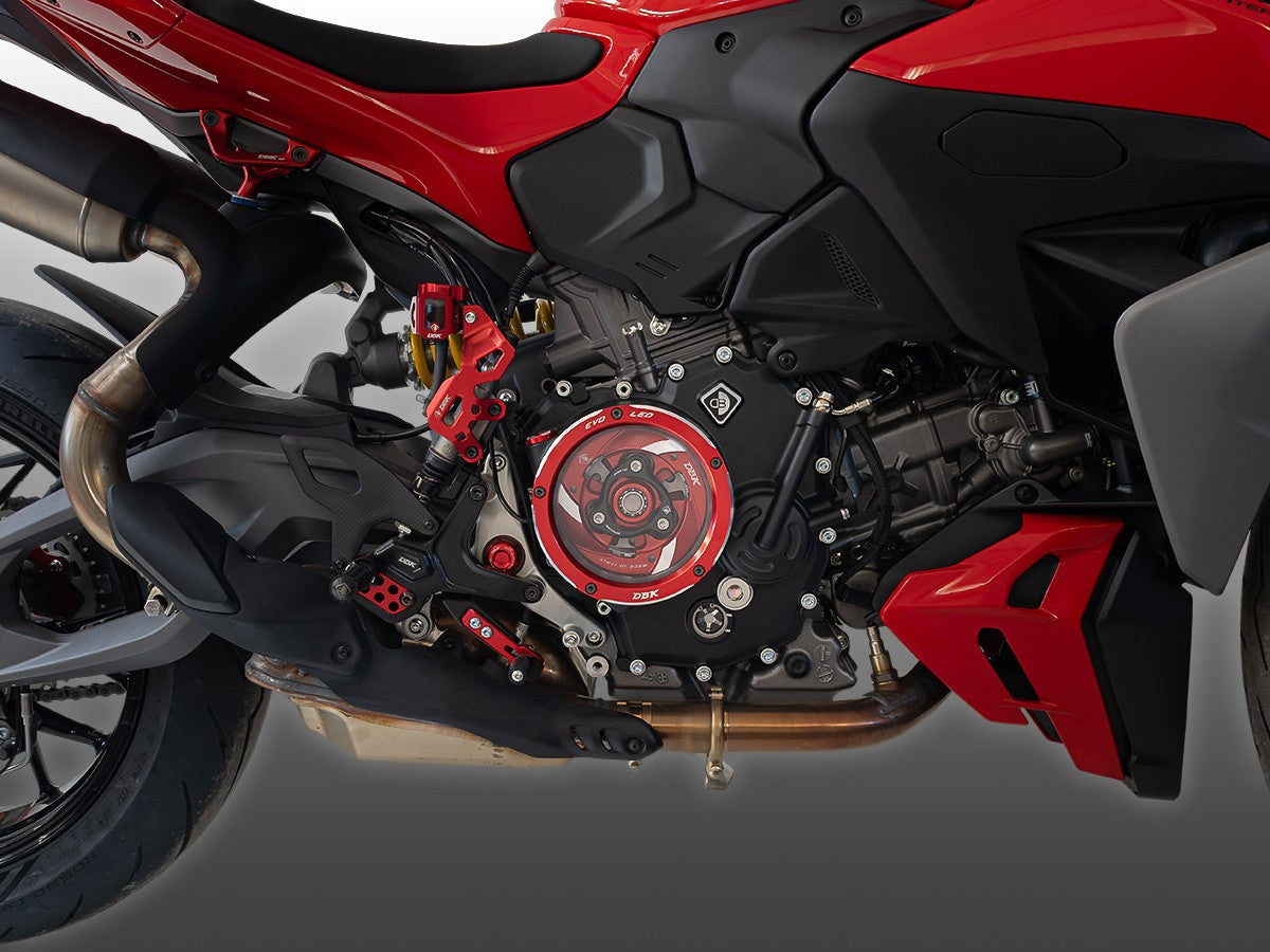 Clear Clutch Cover EVO LED Ducati V2