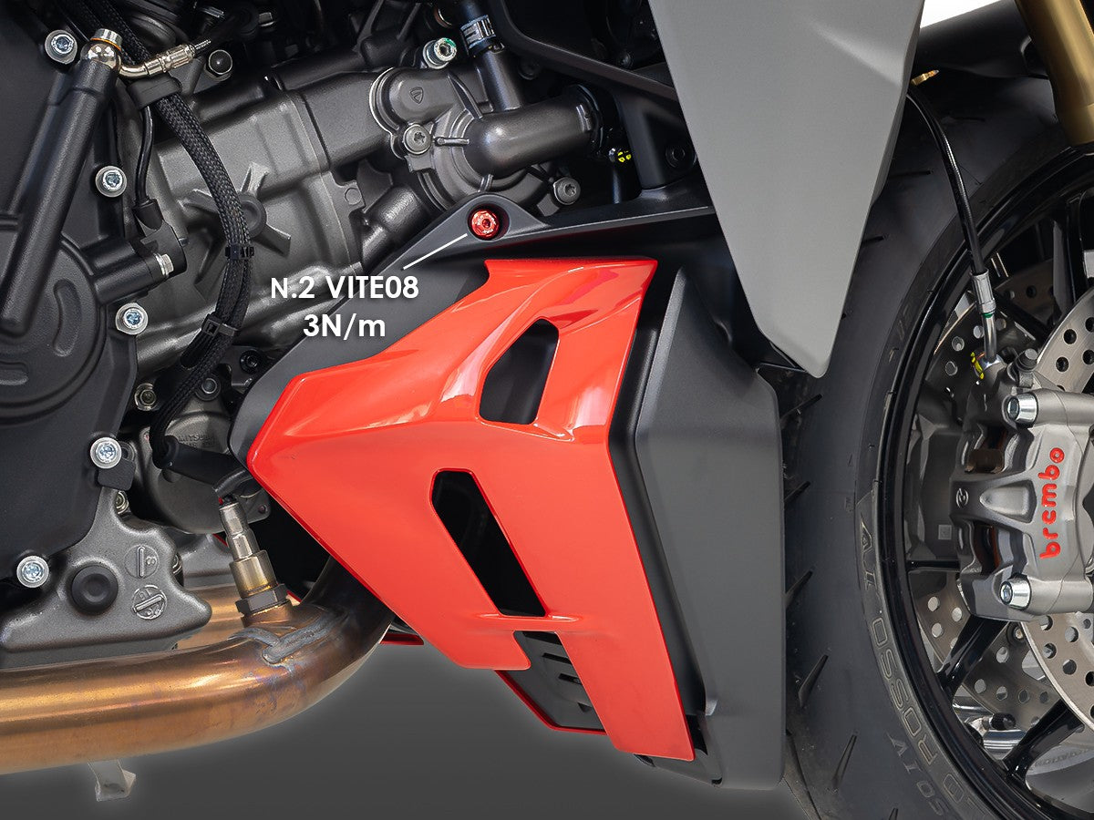 Ducati Streetfighter V2 2025 Nose Fairing Screw Kit