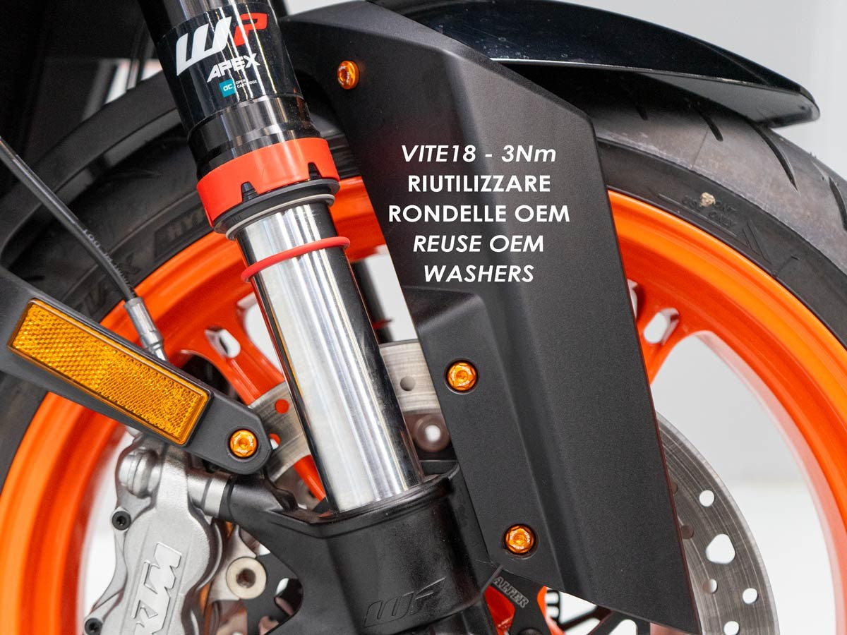 KTM 990 Duke Front Fender Screws Kit