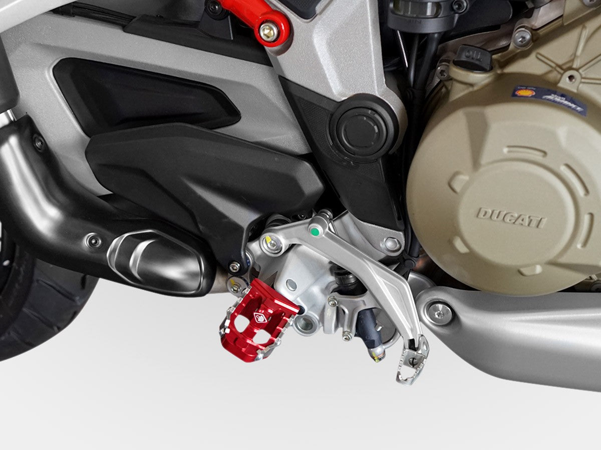 PPDV10 DUCATI ADJUSTABLE OFF-ROAD PILOT PEDALS KIT (Ø6mm PIN)