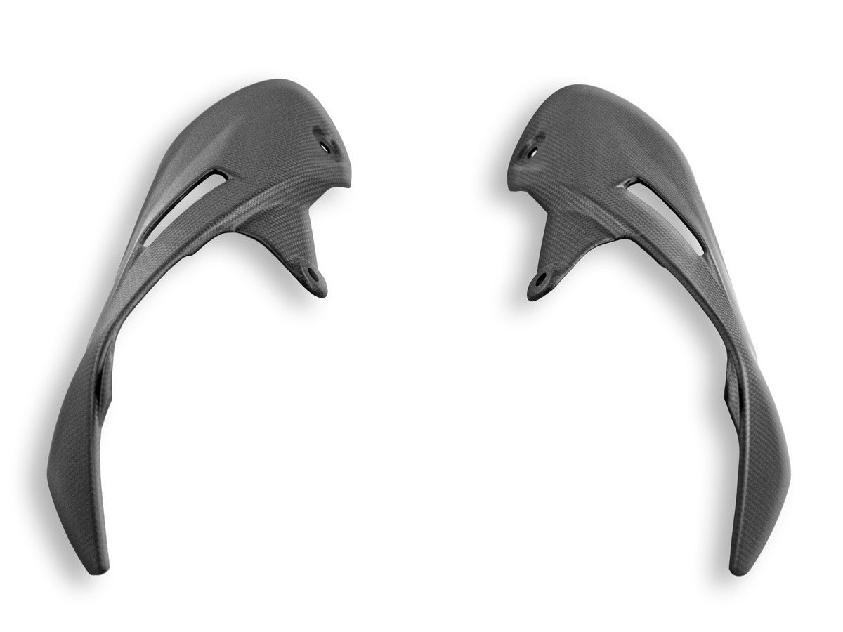 CRB162O HM 698 Mono Matt Carbon Exhaust Top Guards
