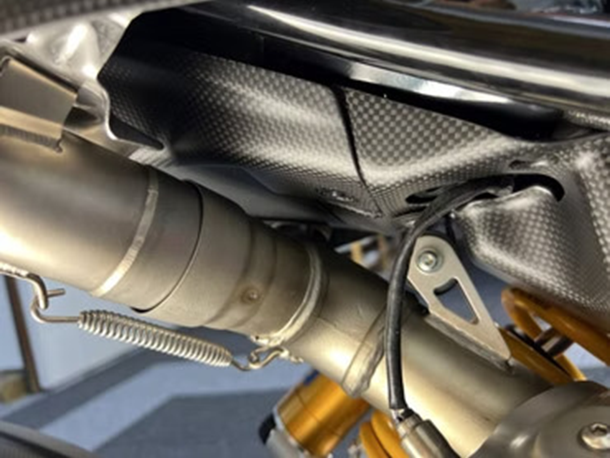 Ducati Hypermotard 950 Carbon Under-Seat Rear Cover
