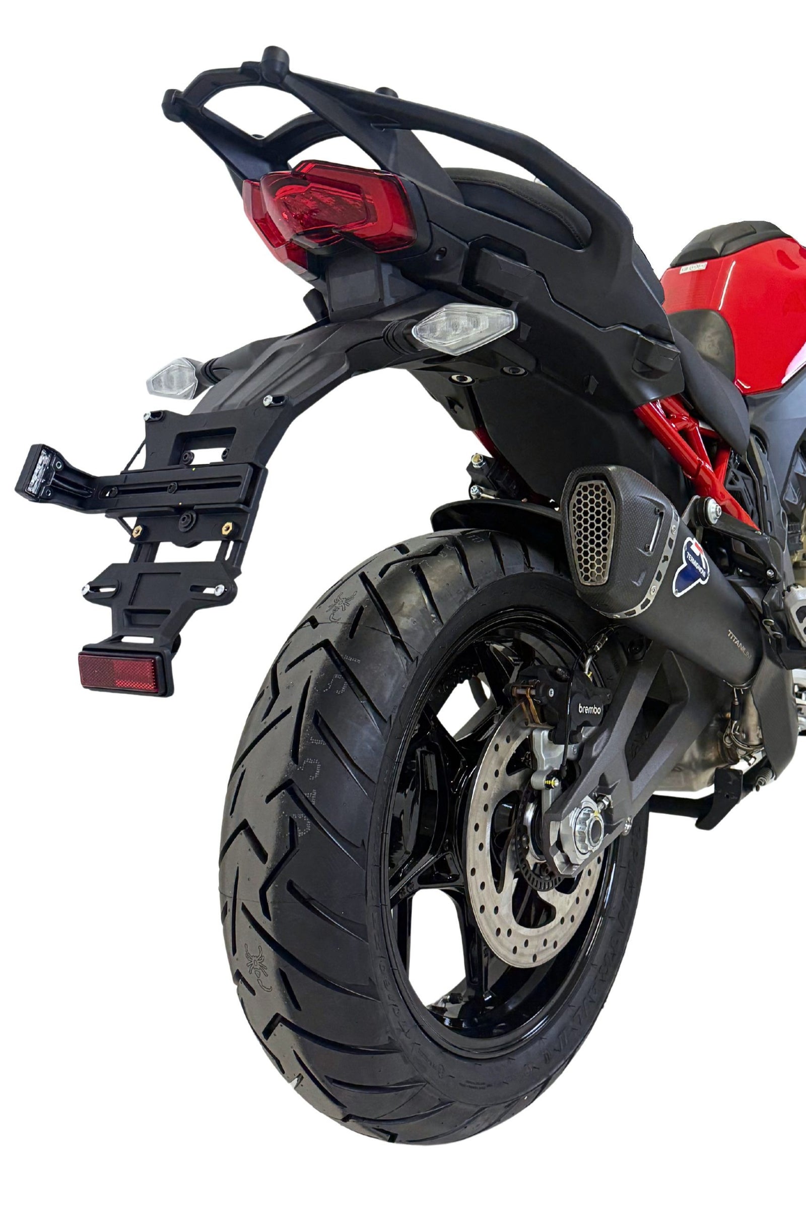 D23308040INC Termignoni Homologated Silencer Black Ducati Multistrada V4 MY 2025