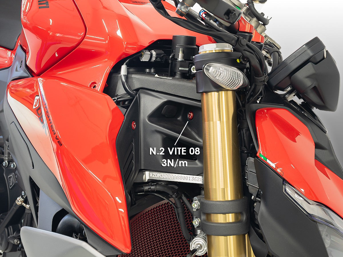 Ducati Streetfighter V2 2025 Steering Head Screw Kit