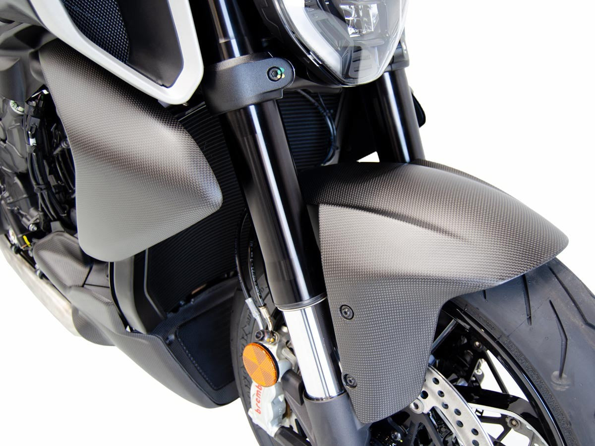 CRB75O Diavel V4 Matt Carbon Front Fender