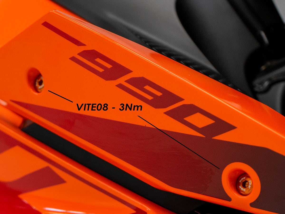 KTM 990 Duke Front Side Panels Screws Kit