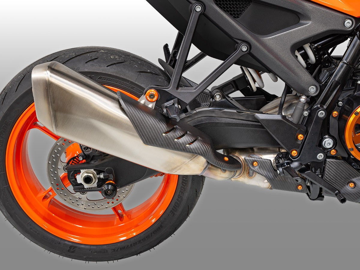 CRB175O KTM 990 Duke Matt Carbon Muffler Cover