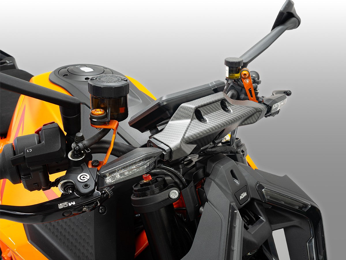 KTM 1390 Super Duke Matt Carbon Turn Signal Support Cover