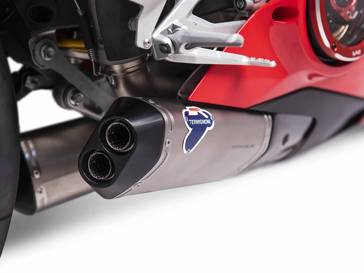 D18409400ITA Termignoni Titanium Silencers Ducati Panigale V4