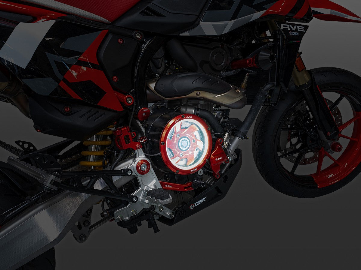 CCDVL15 Ducati HM 698 Mono Clear Clutch Cover 3D-EVO LED