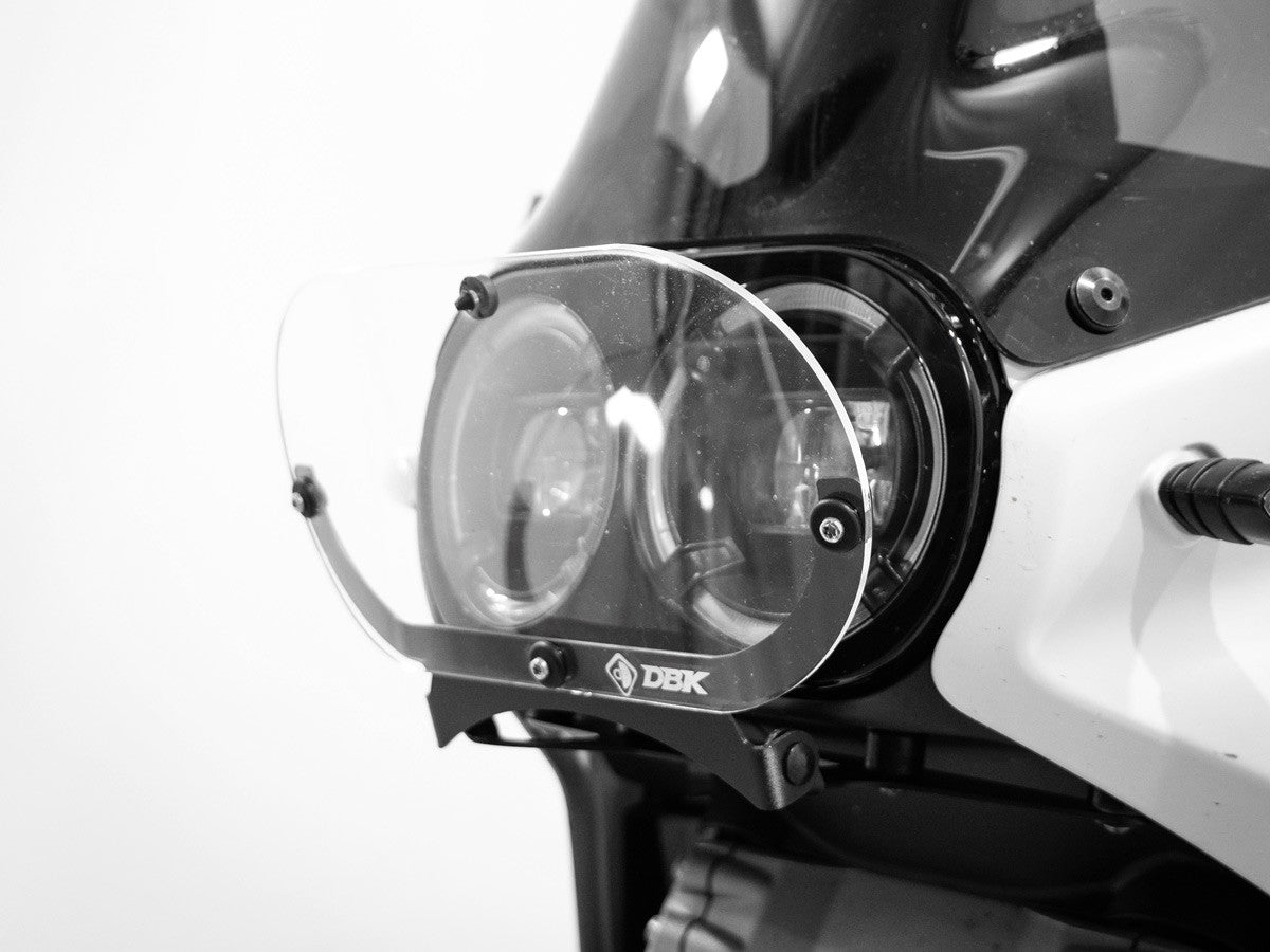 GPF02 DesertX Folding Plexi Headlight Protection