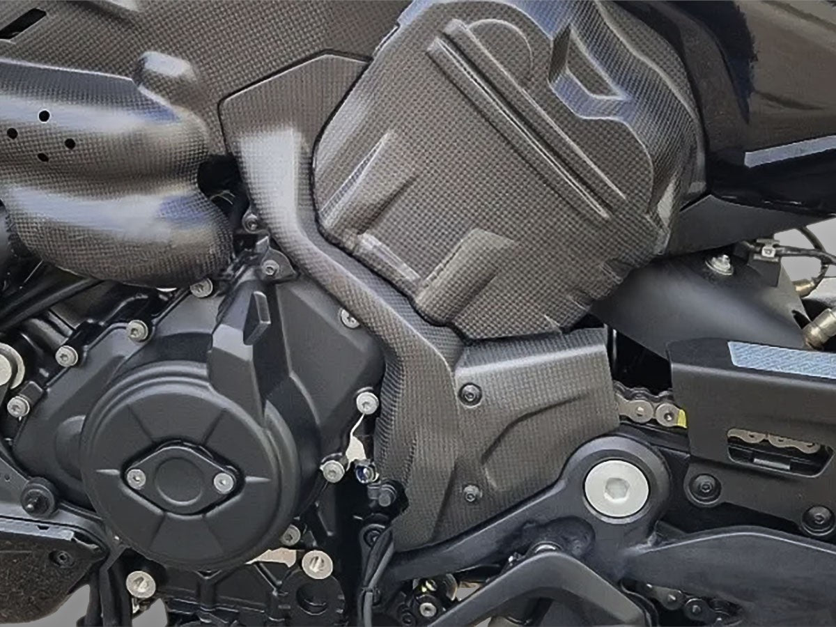 CRB172O Diavel V4 Matt Carbon Sprocket Cover