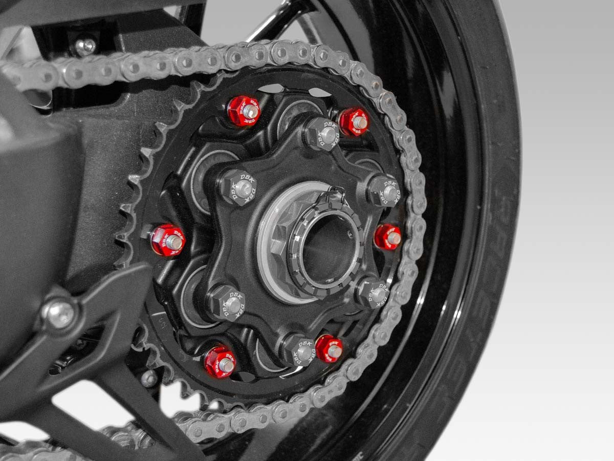 6DSB04 NUTS SET REAR SPROCKET CARRIER M8x1.25