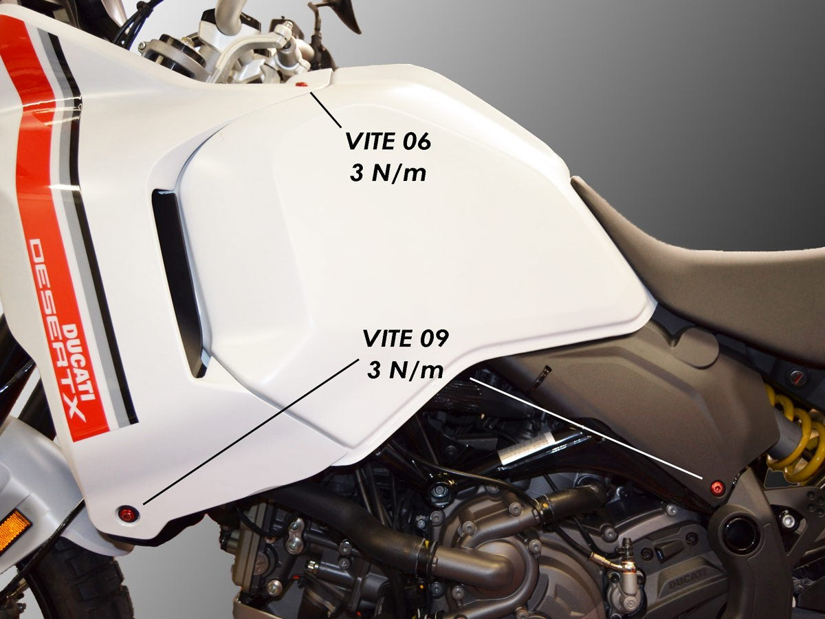 KVT31 DesertX Kit Screws Frame Fairing