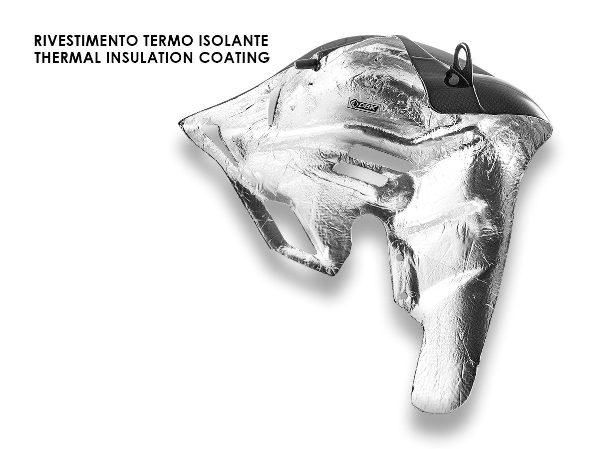 Ducabike DBK Exhaust Cover Glossy Carbon Ducati Panigale / Streetfighter V4 MY2025
