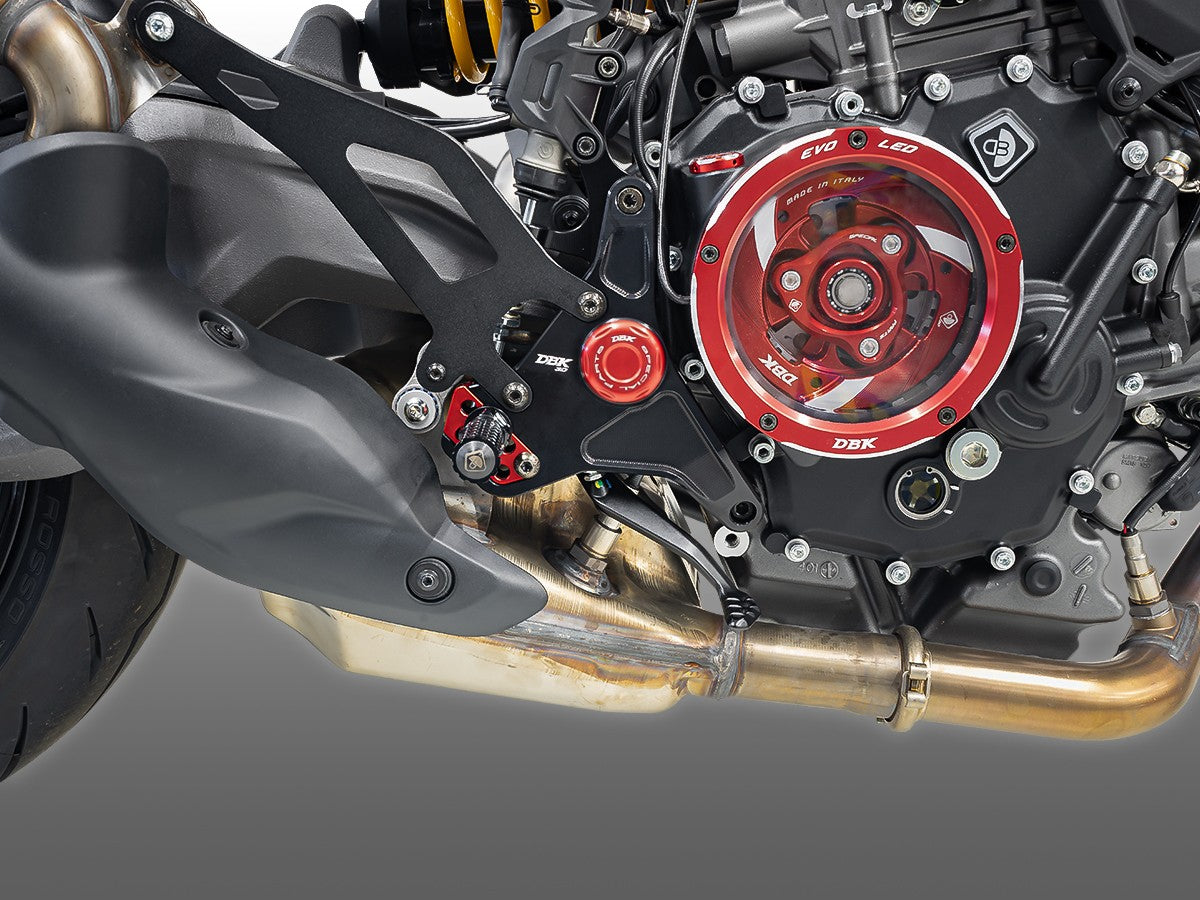 Ducabike DBK Adjustable Single-Seat Footpegs For Monster V2