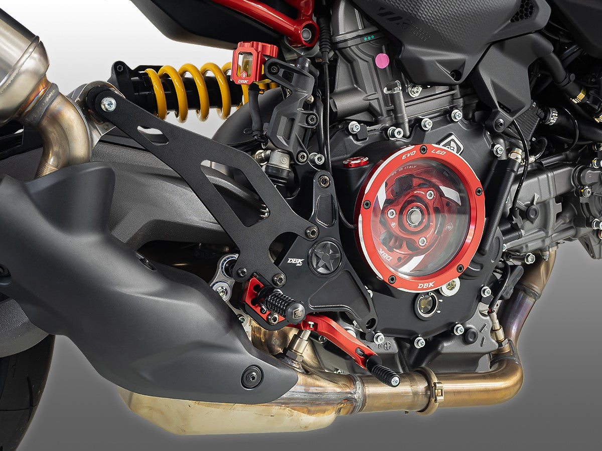 Ducabike DBK Adjustable Single-Seat Footpegs For Monster V2