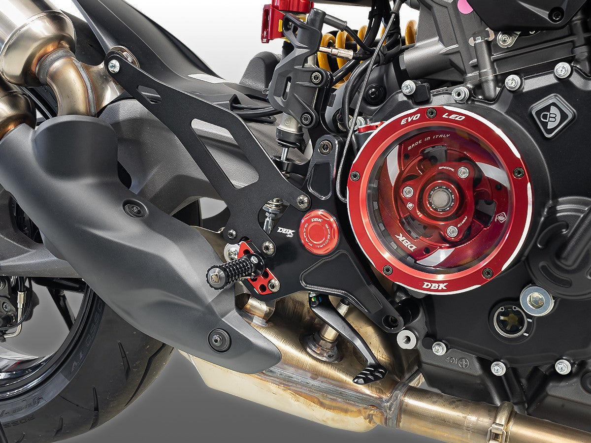 Ducabike DBK Adjustable Single-Seat Footpegs For Monster V2